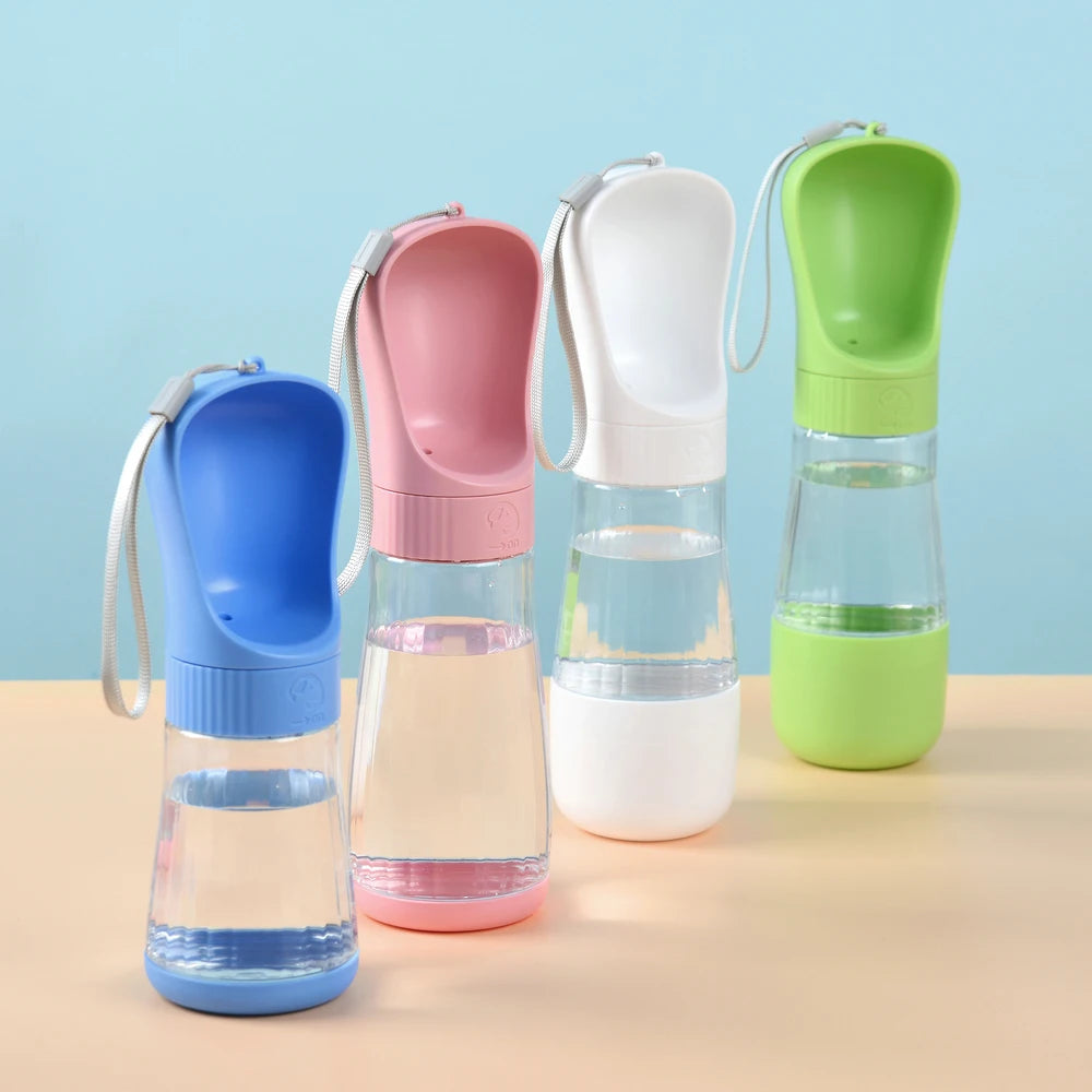 2 in 1 Portable Pet Water Bottle With Food Container
