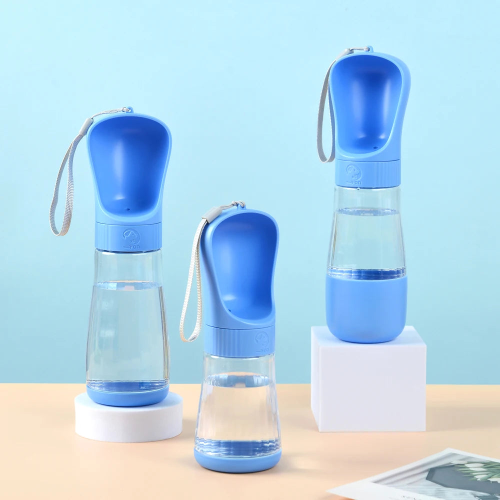 2 in 1 Portable Pet Water Bottle With Food Container